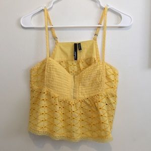 O’Neil cropped eyelet tank